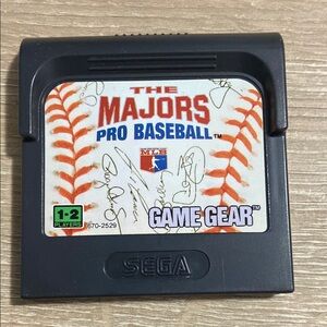 The Majors: Pro Baseball (Sega Game Gear, 1992)